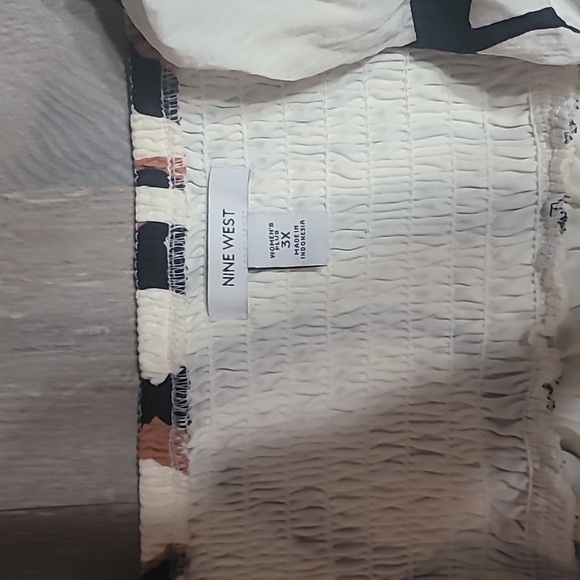 NWT Nine West Babydoll Mini Boho Fall Dress Size 3XL Plus Size - Picture 6 of 8